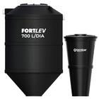Kit Fossa Séptica 700l/dia Fortlev E Leito De Secagem Tecnipar