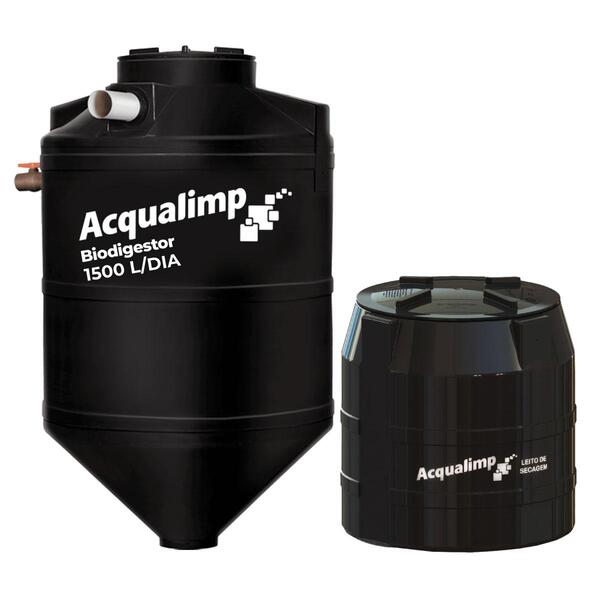 Kit Fossa Séptica Biodigestor 1.500l/dia E Leito De Secagem A