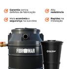 Kit Fossa Séptica Biodigestor 1.500l/dia Fibromar E Leito De