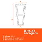 Kit Fossa Séptica Biodigestor 1.500l/dia Fibromar E Leito De