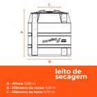 Kit Fossa Séptica Biodigestor 750l/dia  E Leito De Secagem Ac