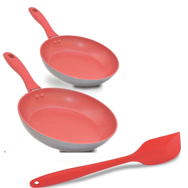 Kit Frigideira 2 Antiaderente Cerâmica Sauté Promoção 20 E 24