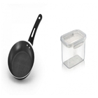 Kit Frigideira Antiaderente + Pote Plástico Microondas 4.3l