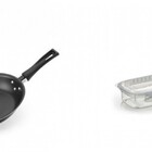 Kit Frigideira Extra - Flon + Pote Plástico  Microondas 2.1l