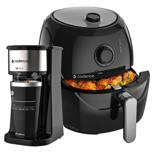Kit Fritadeira Cadence 5 5l E Cafeteira To Go - 127v