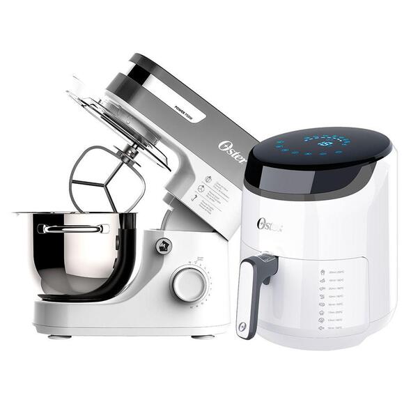 Kit Fritadeira Digital E Batedeira White Oster 127v