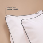 Kit Fronhas Linea 50cm X 70cm 2 Peças - Cinza - Micropercal 2