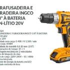 Kit Furadeira 3/8 E Parafusadeira 1/4 Brushless 20v + Maleta