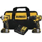 Kit Furadeira Imp Dcd709 + Parafusadeira Imp Dcf809 Dewalt +
