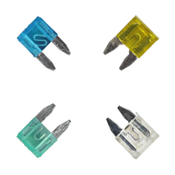 Kit Fusível Automotivo Lamina Mini 100 Pçs 15/20/25/30 Amp
