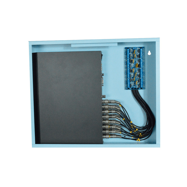 Kit Gab Org Met Pow Coaxial 08ch+M.Rack 3u-Ac