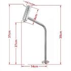 Kit Gabinete Banheiro 60cm Iqx Inox Com Cuba Redonda  Mármore