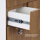 Kit Gabinete para Banheiro com Cuba e Espelho 63cm Madeira MDF Freij Ariana Astral Design