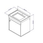 Kit Gabinete Banheiro Em Mdf Com Espelheira Veneto Berlin/ Br