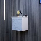 Kit Gabinete Banheiro Em Mdf Com Espelheira Veneto Branco