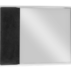 Kit Gabinete Banheiro Rivera 80cm Preto