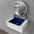 Kit Gabinete Com Cuba de Embutir Quadrada + Kit Hidráulico E