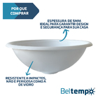 Kit Gabinete Com Cuba de Sobrepor Redonda + Kit Hidráulico E