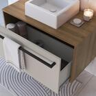 Kit Gabinete Com Cuba E Espelheira 80cm Proddy