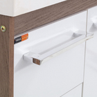 Kit Gabinete para Banheiro com Espelho 41x63x31,5cm MDF Munique e Branco Procion Cerocha