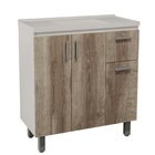 Kit Gabinete De Banheiro Lisboa 80cm  Branco/monastrel