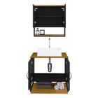 Kit Gabinete De Banheiro Londres Com Espelheira E Cuba