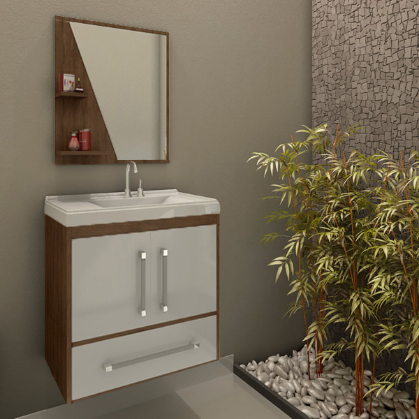 Gabinete para Banheiro com Espelho Atenas 60×55,5x37cm Branco e Avel u00e3 Móveis Bechara Leroy Merlin Adesivo De Parede Com Nome ~ Gabinete para Banheiro com Espelho Atenas 60×55,5x37cm Branco e Avel u00e3 Móveis Bechara Leroy Merlin