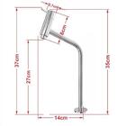 Kit Gabinete De Vidro 40 Cm Cuba E Torneira Cromada Incolor