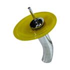 Kit Gabinete De Vidro 60 Cm Cuba E Torneira Ibiza Amarelo