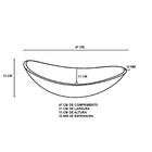 Kit Gabinete De Vidro 60cm Cuba Oval E Torneira Ibiza