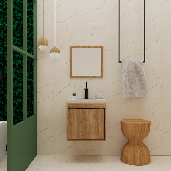 Kit Gabinete para Banheiro com Cuba 41x31x40cm Hanover Canarix Cerocha