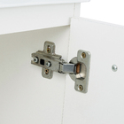 Kit Gabinete para Banheiro com Cuba e Espelho 37x59x37cm Branco Pipa VB Cristais