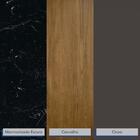 Kit Gabinete Para Banheiro Com Cuba E Espelho 160x63x36 Cinza