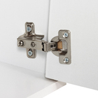 Kit Gabinete para Banheiro com Cuba e Espelho 39cm Branco Marmorizado Centauri Cerocha