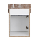 Kit Gabinete para Banheiro com Cuba Embutida e Espelho 40cm Ana Branco Darabas Agardi