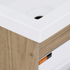 Kit Gabinete para Banheiro com Cuba e Espelho 40cm Berlin e Branco Capella Cerocha