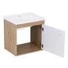 Kit Gabinete para Banheiro com Cuba e Espelho 40cm Berlin e Branco Capella Cerocha