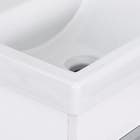 Kit Gabinete para Banheiro com Cuba e Espelho 41cm Branco Like Celite