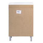 Kit Gabinete para Banheiro com Cuba e Espelho 56cm Branco e Carvalho Pop Sensea