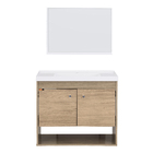 Kit Gabinete para Banheiro com Cuba e Espelho 62,5cm Berlin Sirius Cerocha
