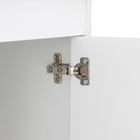 Kit Gabinete para Banheiro com Cuba e Espelho 62,5cm Branco Sirius Cerocha