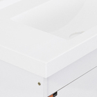 Kit Gabinete para Banheiro com Cuba e Espelho 62,5cm Branco Sirius Cerocha