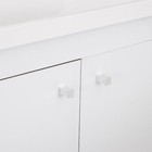Kit Gabinete para Banheiro com Cuba e Espelho 62,5cm Branco Sirius Cerocha