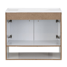Kit Gabinete para Banheiro com Cuba e Espelho 62,5cm Branco Sirius Cerocha