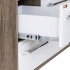 Kit Gabinete para Banheiro com Cuba e Espelho 63cm Munique e Branco Procion Cerocha