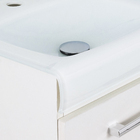 Kit Gabinete para Banheiro com Cuba e Espelho 39,5cm Branco Pipa VB5061 VB Cristais