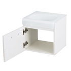 Kit Gabinete para Banheiro com Cuba e Espelho 39,5cm Branco Pipa VB5061 VB Cristais