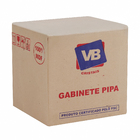 Kit Gabinete para Banheiro com Cuba e Espelho 39,5cm Branco Pipa VB5061 VB Cristais