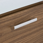 Kit Gabinete para Banheiro com Cuba e Espelho 39,5cm Branco e Marrom Pipa VB5061 VB Cristais