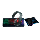 Kit Gamer 4x1 Teclado Mouse  Headset E Mouse Pad Warrior Blue